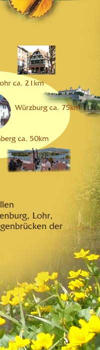 Pension Erika Fischer - Anreise nach Heigenbrücken